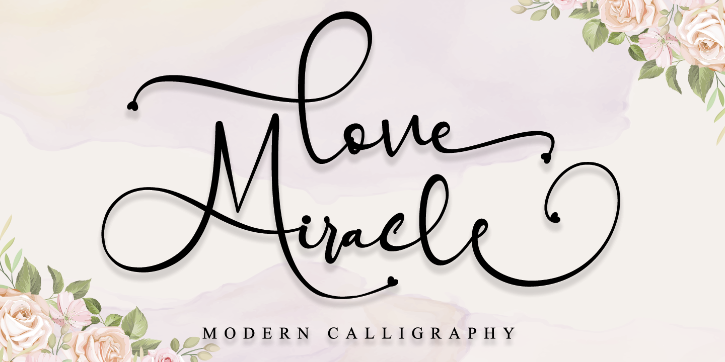 Font Love Miracle